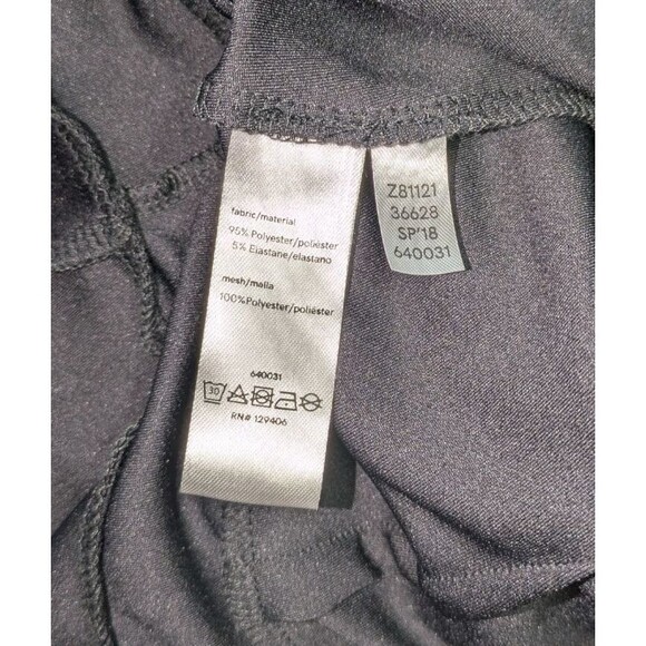 Venus Jumpsuit XS Women's Black Mesh Neck Ruffles Short Sleeve Flared Leg Zipper - Picture 8 of 8